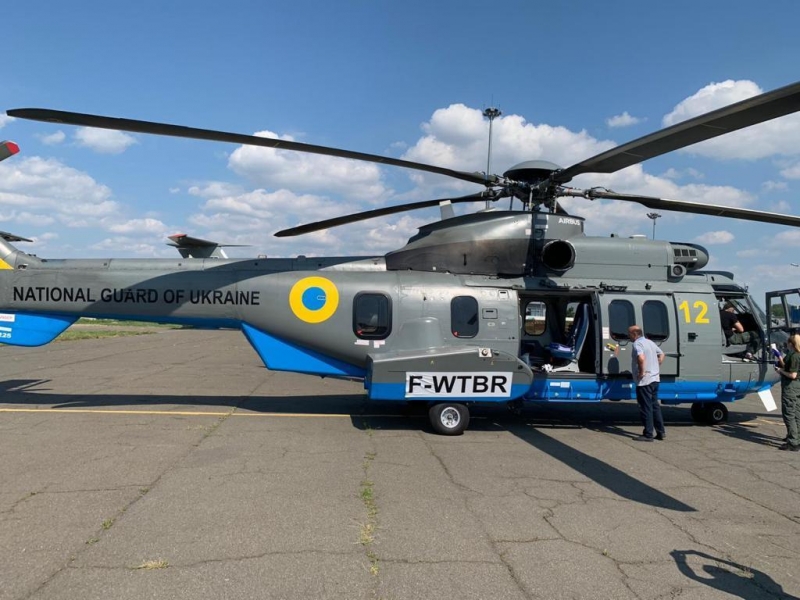 Нацгвардия получила еще один вертолет Airbus для боевых задач (фото, видео)