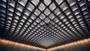 Потолок грильято в современном дизайне интерьера: создание уникальных архитектурных решений и визуальных эффектов